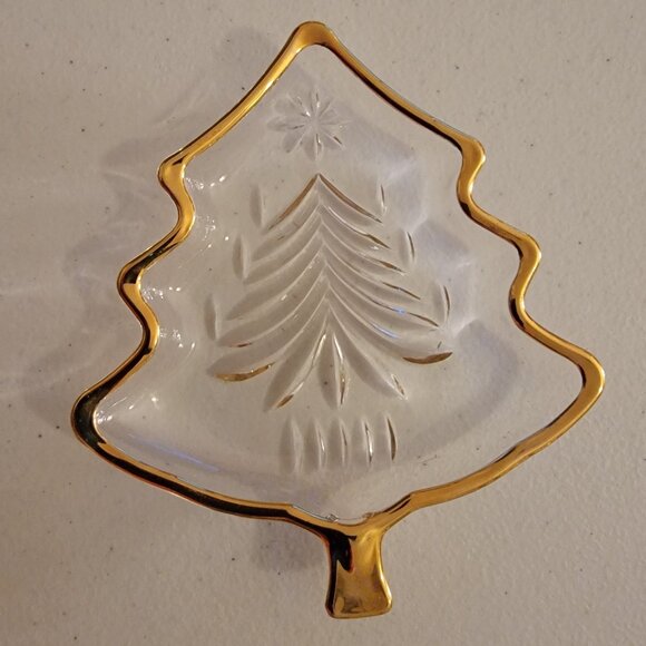Mikasa Christmas Tree Candy Dish NWOT - Picture 1 of 5